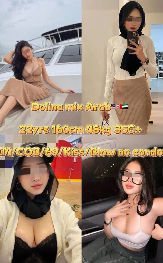 Malay girl giving B2B escort massage in Sabah hotel room