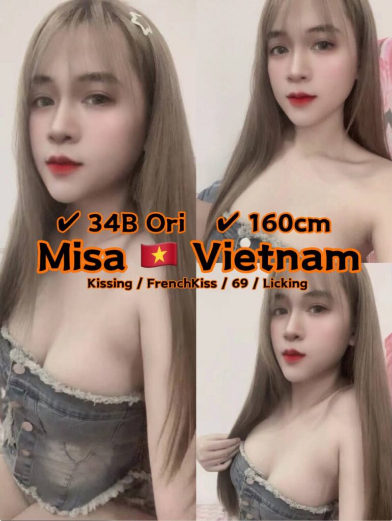Vietnam B2B escort massage girl Misa with charming smile